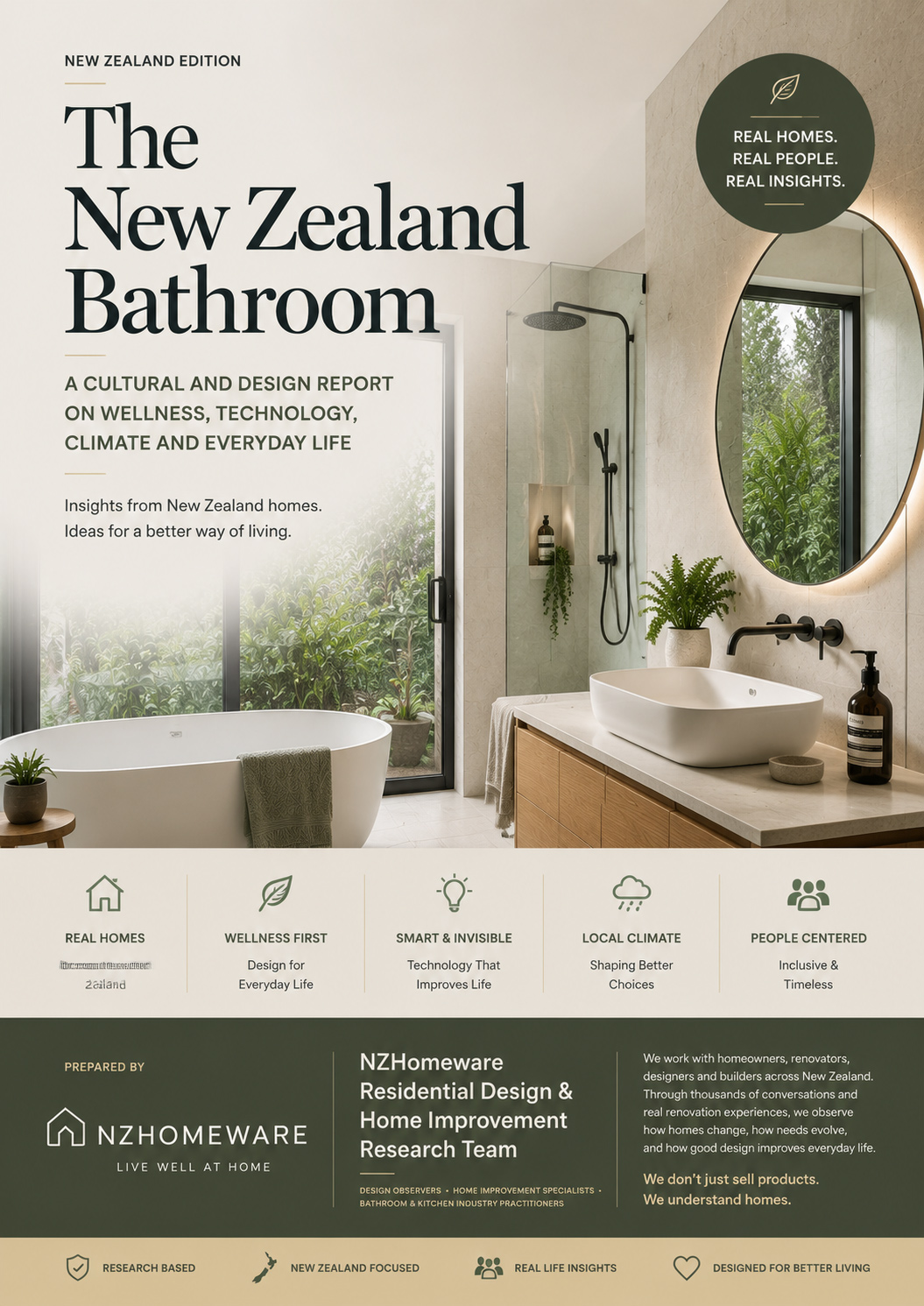 The New Zealand Bathroom A Cultural and Design Report on Wellness, Technology, Climate and Everyday Life
