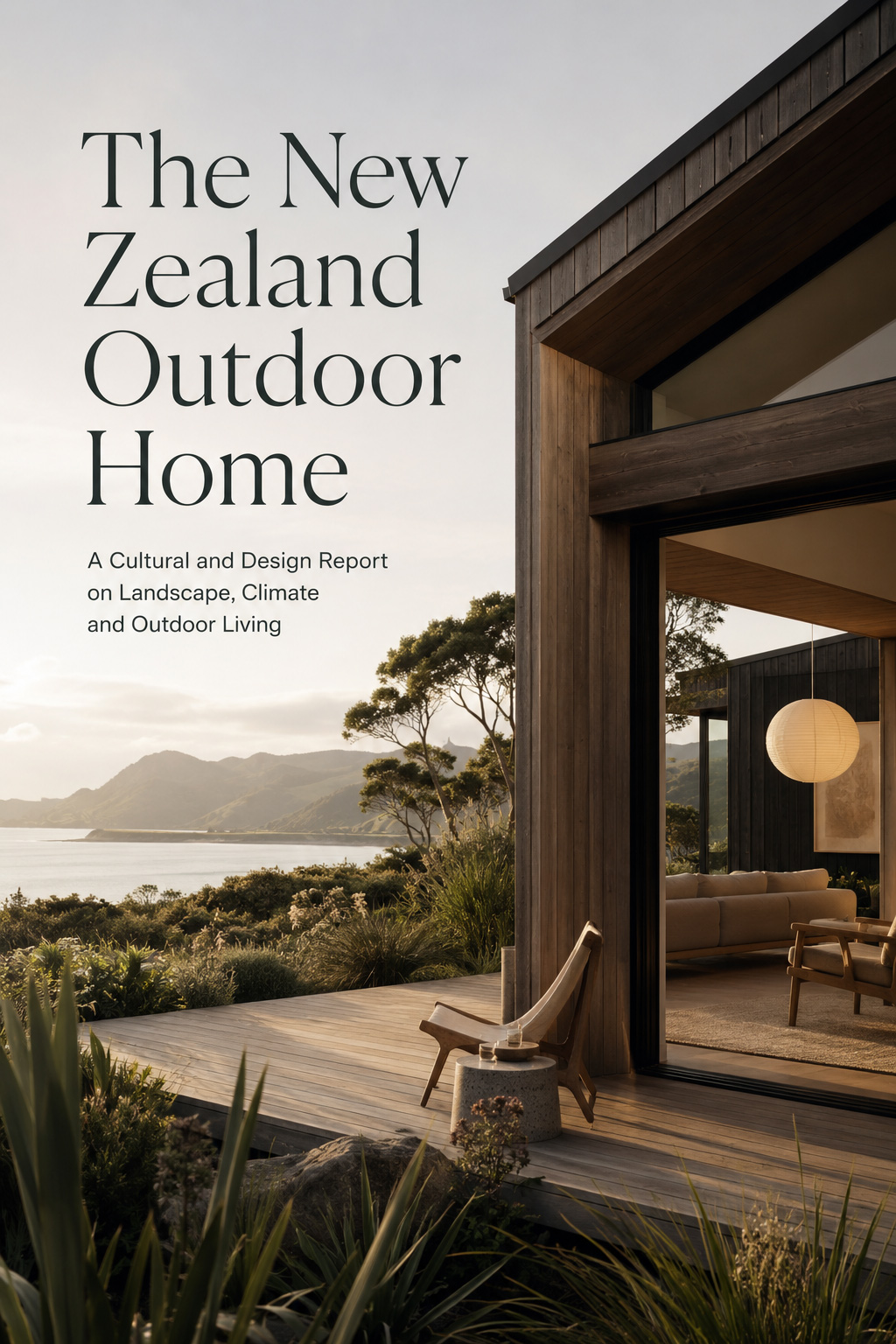 The New Zealand Outdoor Home  A Cultural and Design Report on Landscape, Climate and Outdoor Living