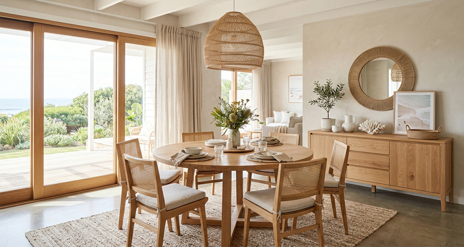 Coastal Australian Sideboard Styling Ideas